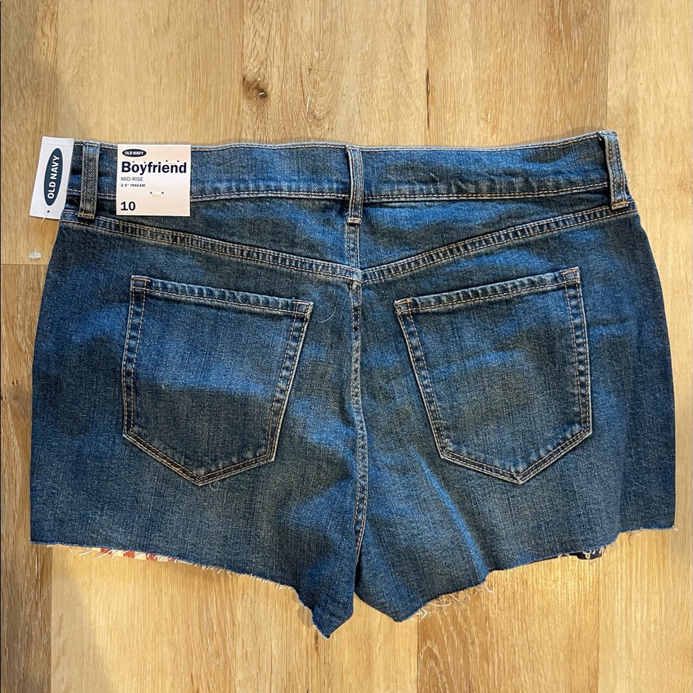 NWT Old Navy Americana shorts size 10 - Picture 2 of 2